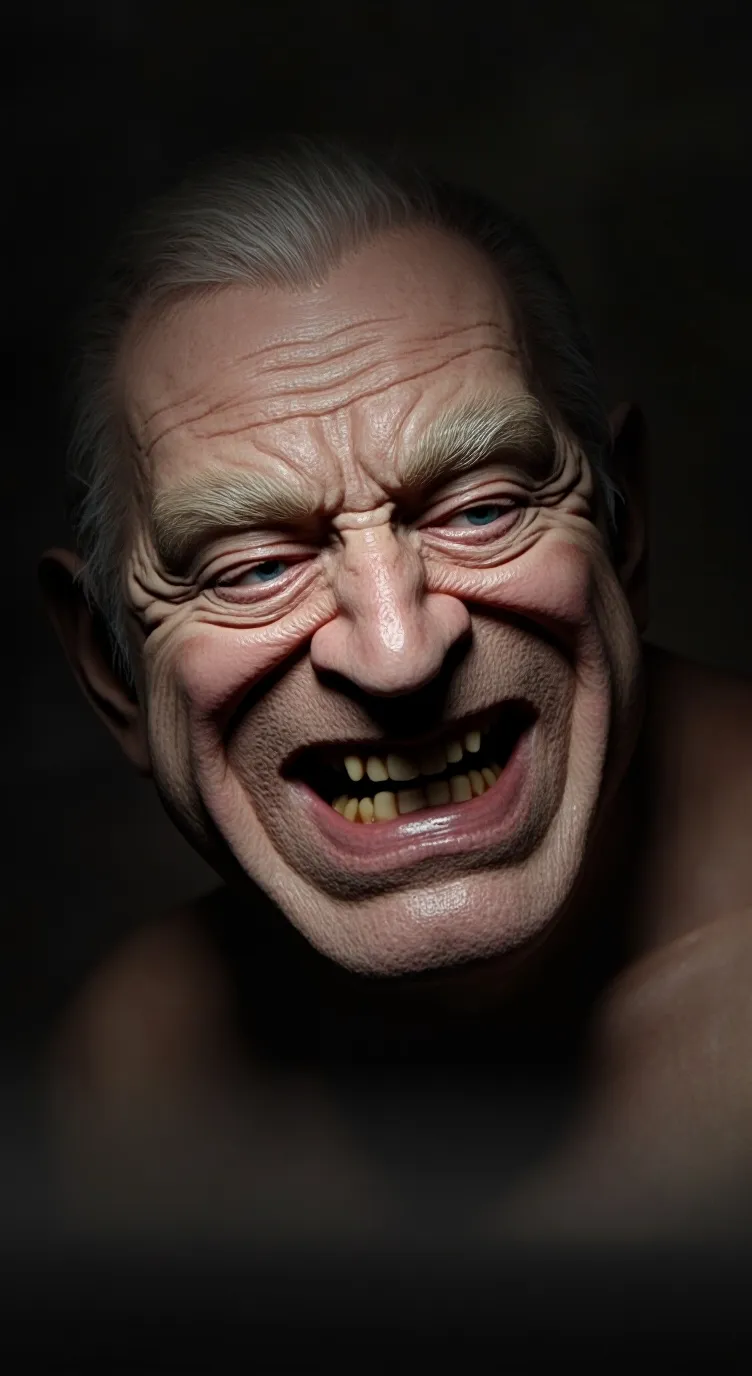ai character: dementia man background