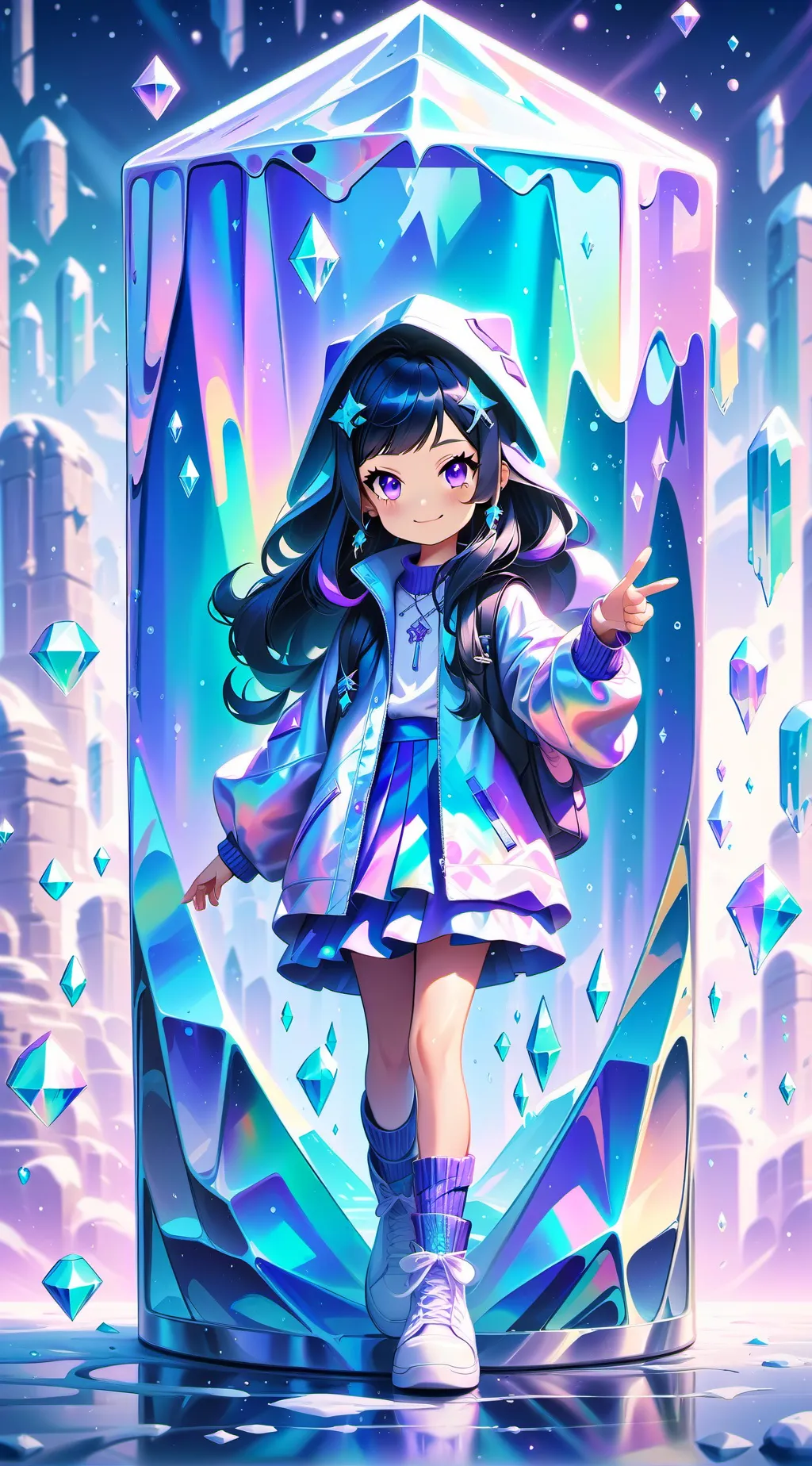 ai character: aphmau and Friends background