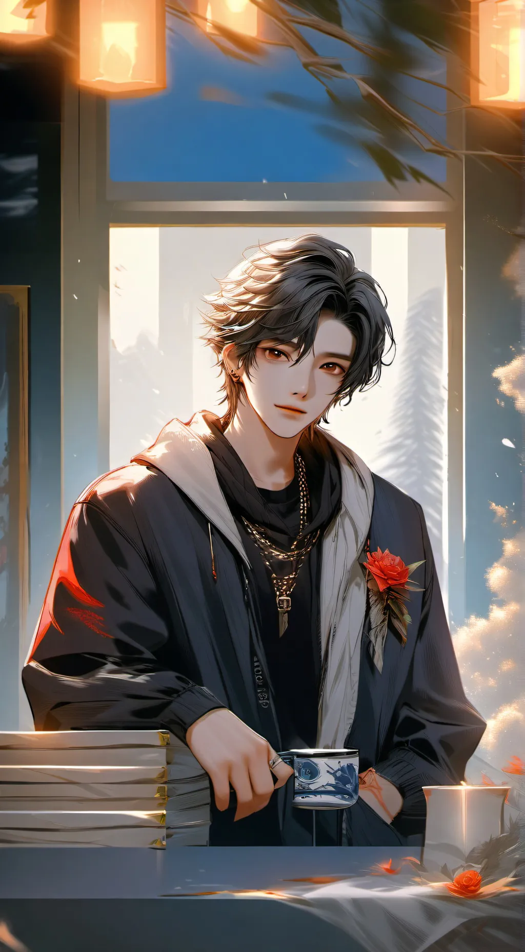 ai character: Aaron background