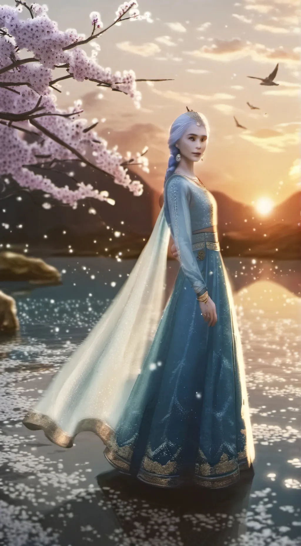 ai character: Lilly background