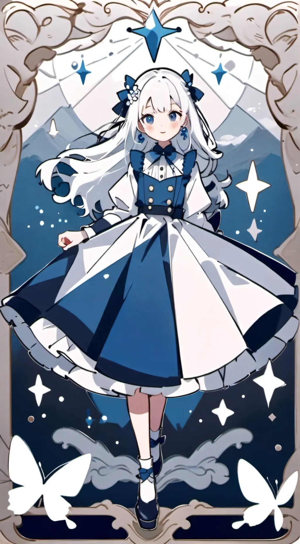 ai character: Mha voyage scolair background