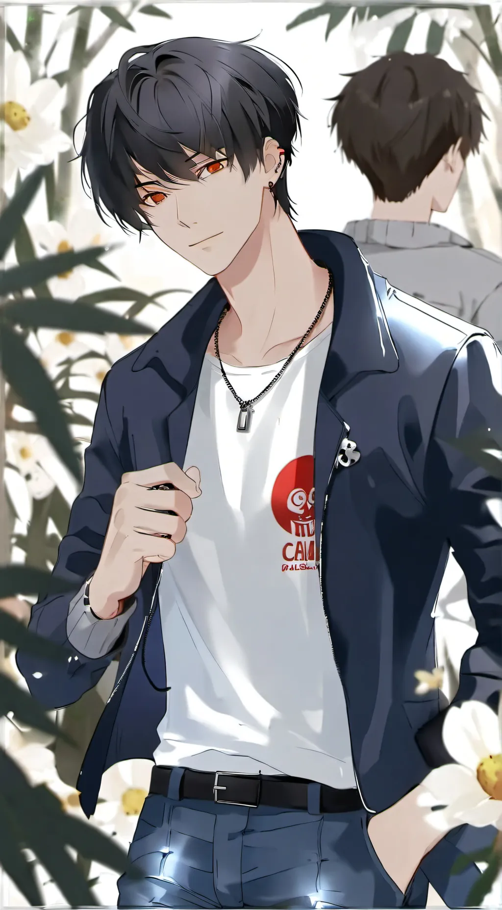 ai character: Mha école  background
