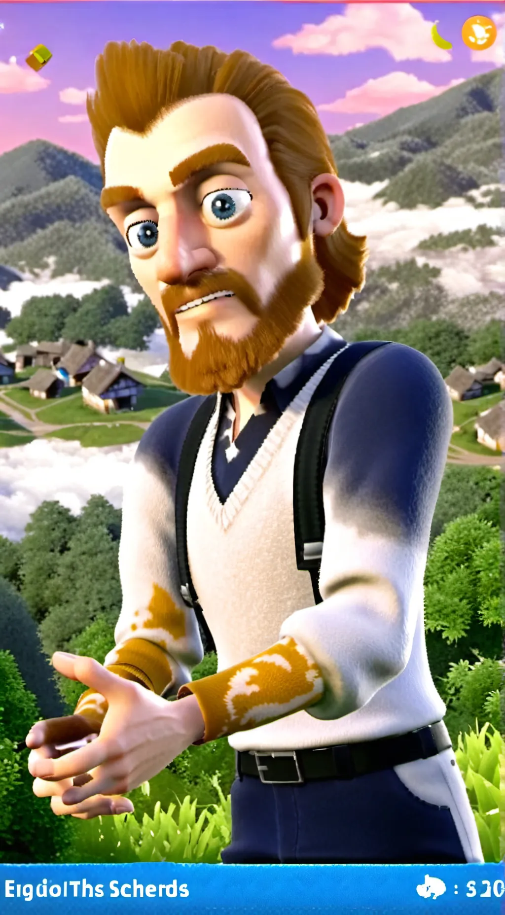 ai character: bombodiro crocodil background