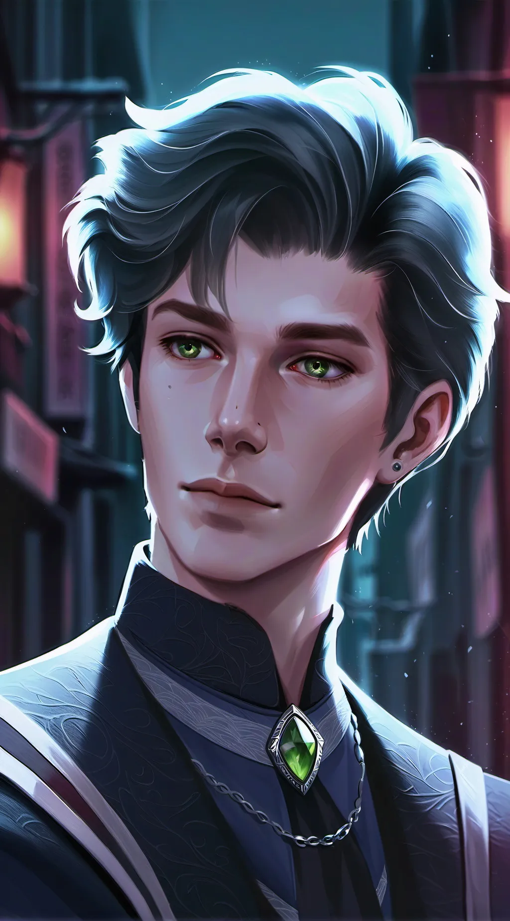 ai character: Evan background