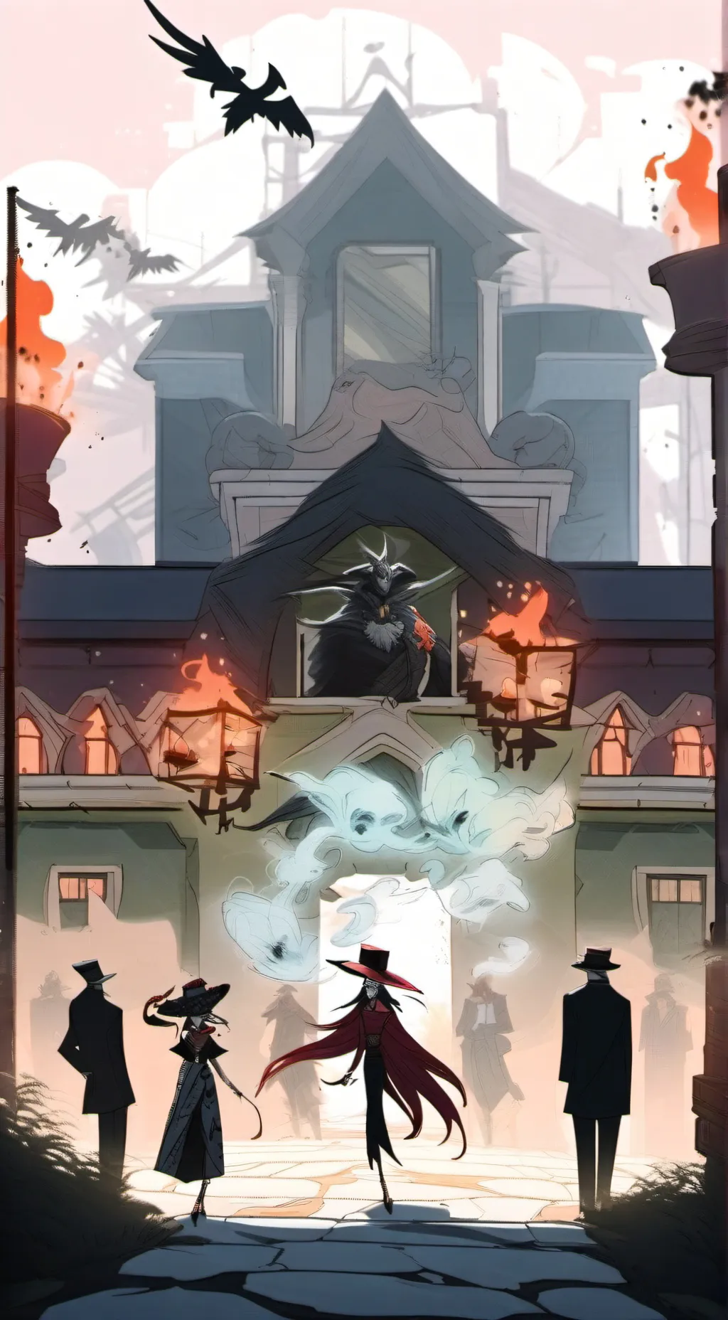 ai character: Hazbin hotel  background