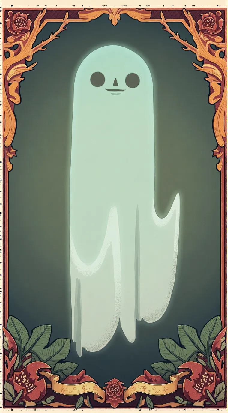 ai character: Ghost background