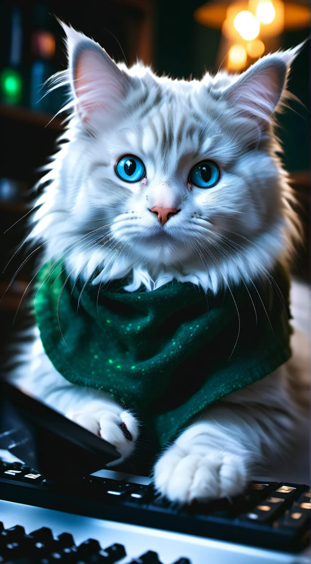 ai character: Keyboard Cat background