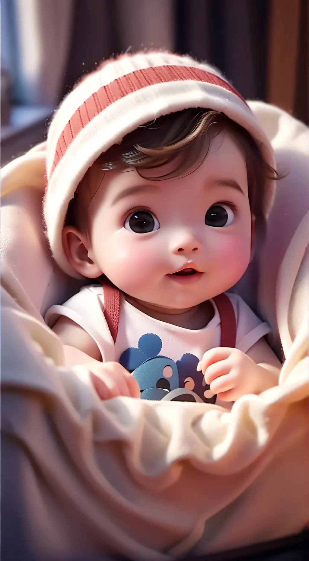 ai character: baby background