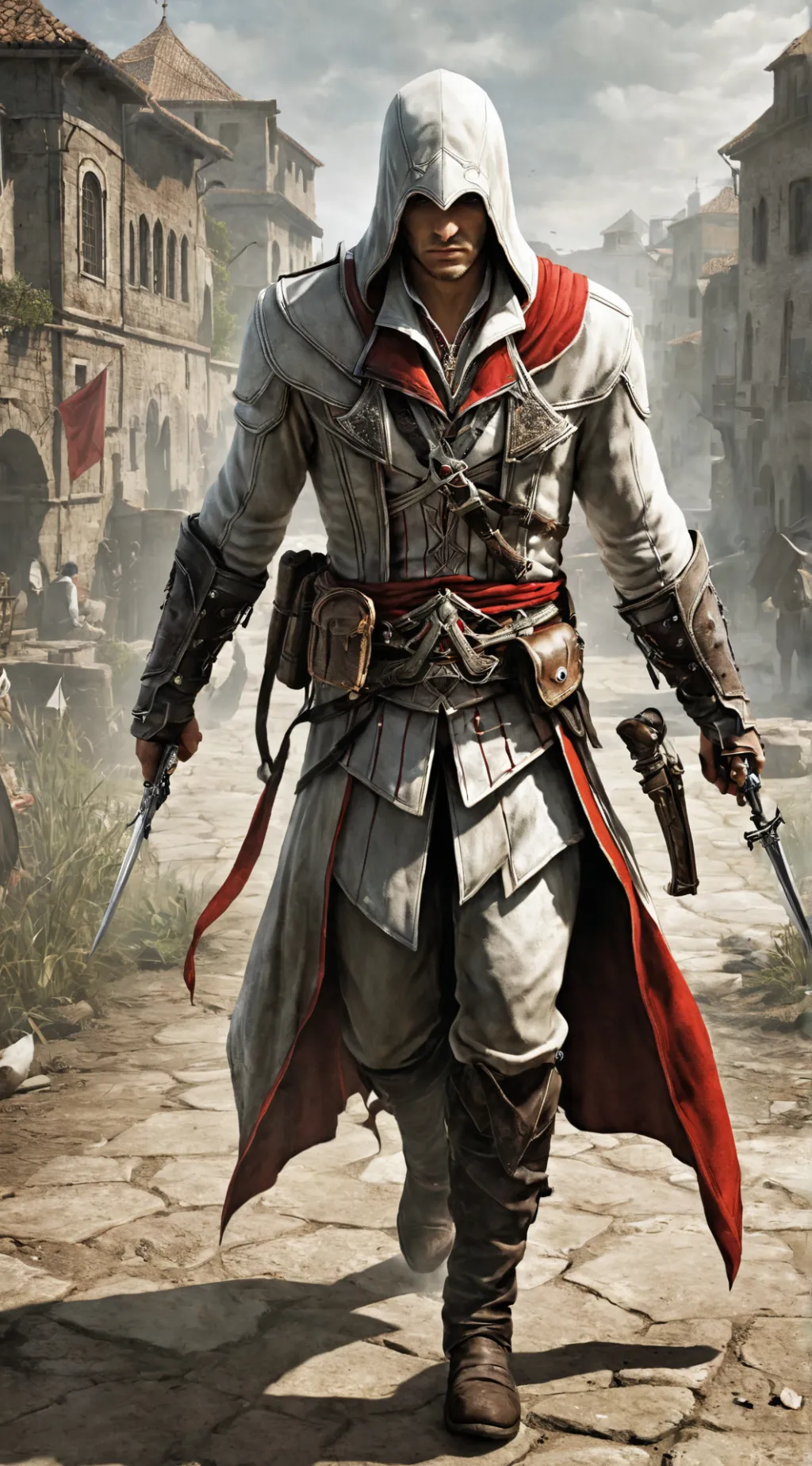 ai character: Эцио  background