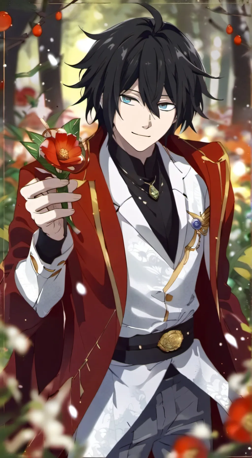 ai character: giyu got poisoned background