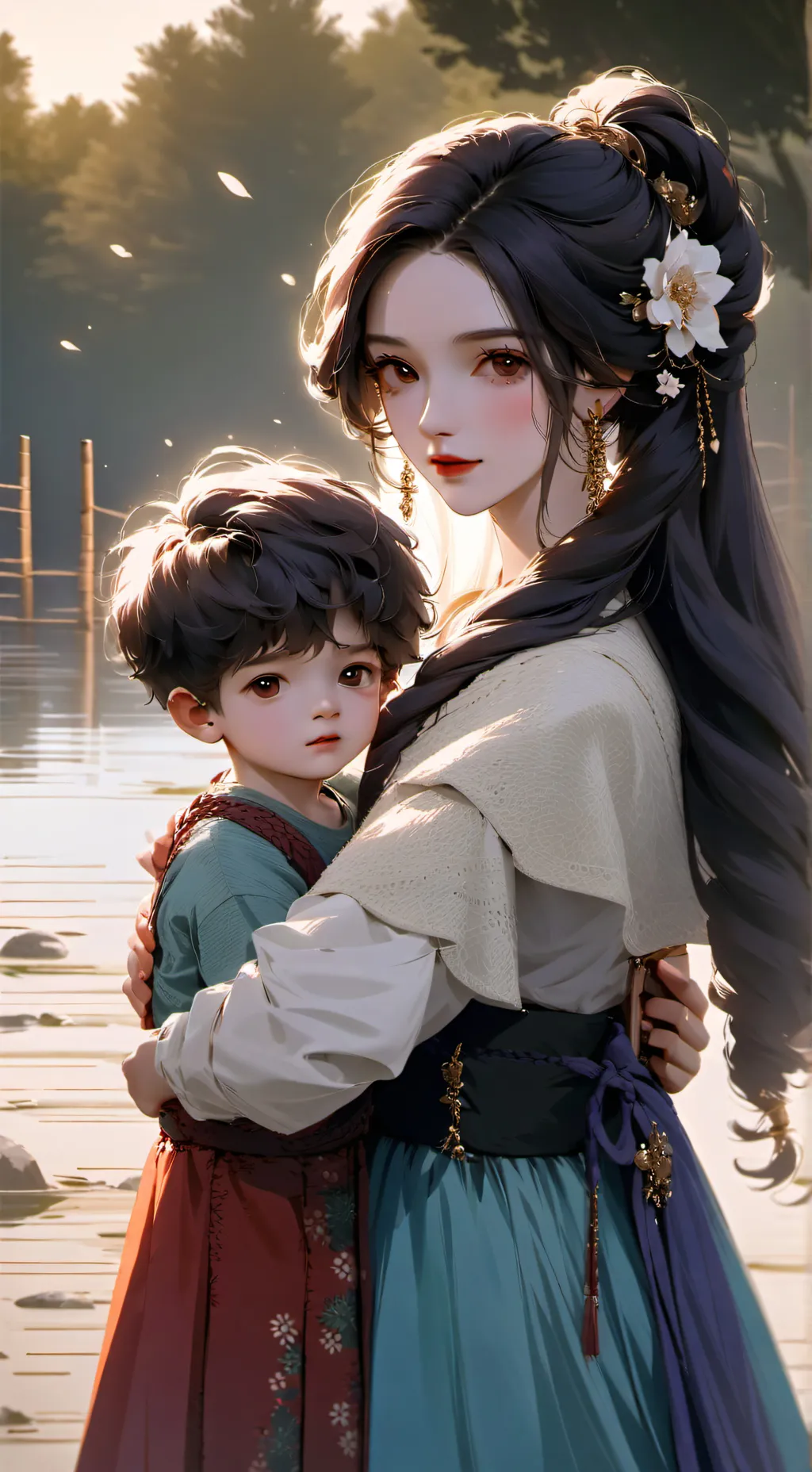 ai character: amelia background