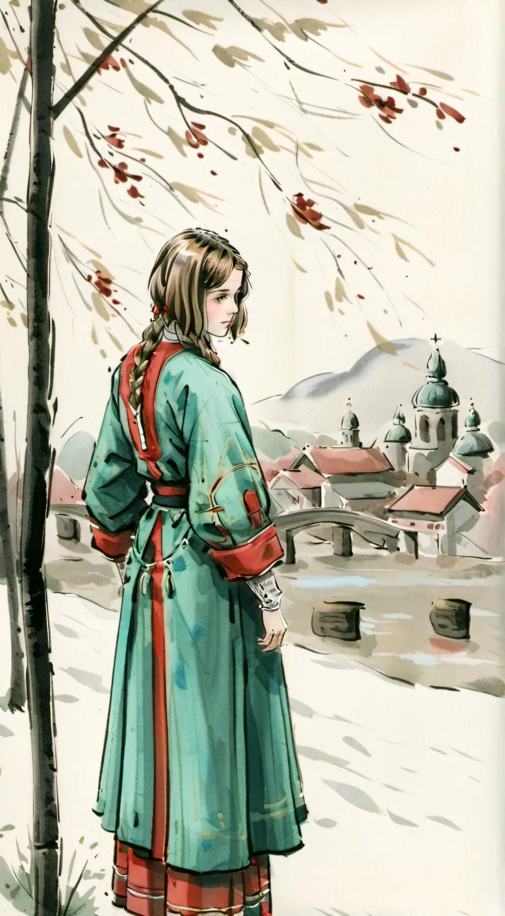 ai character: Лера background