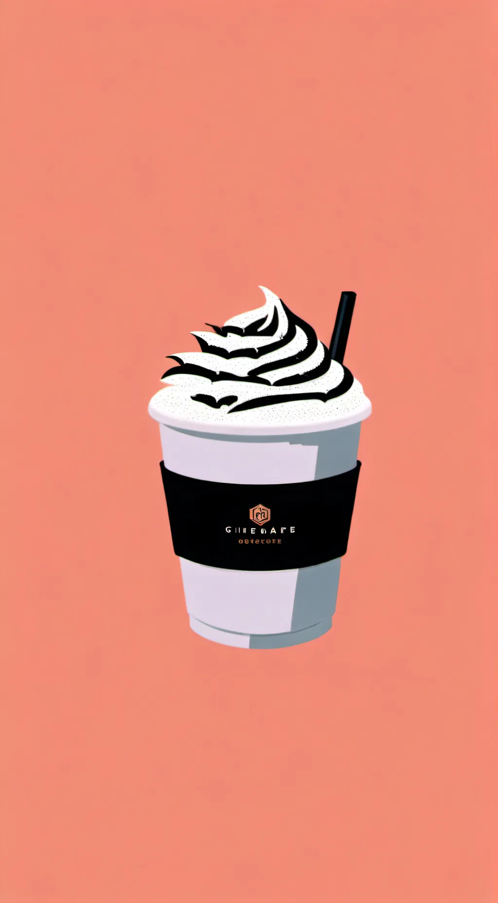ai character: latte background