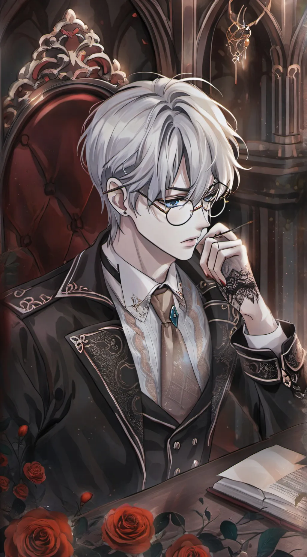 ai character: Shawn  background