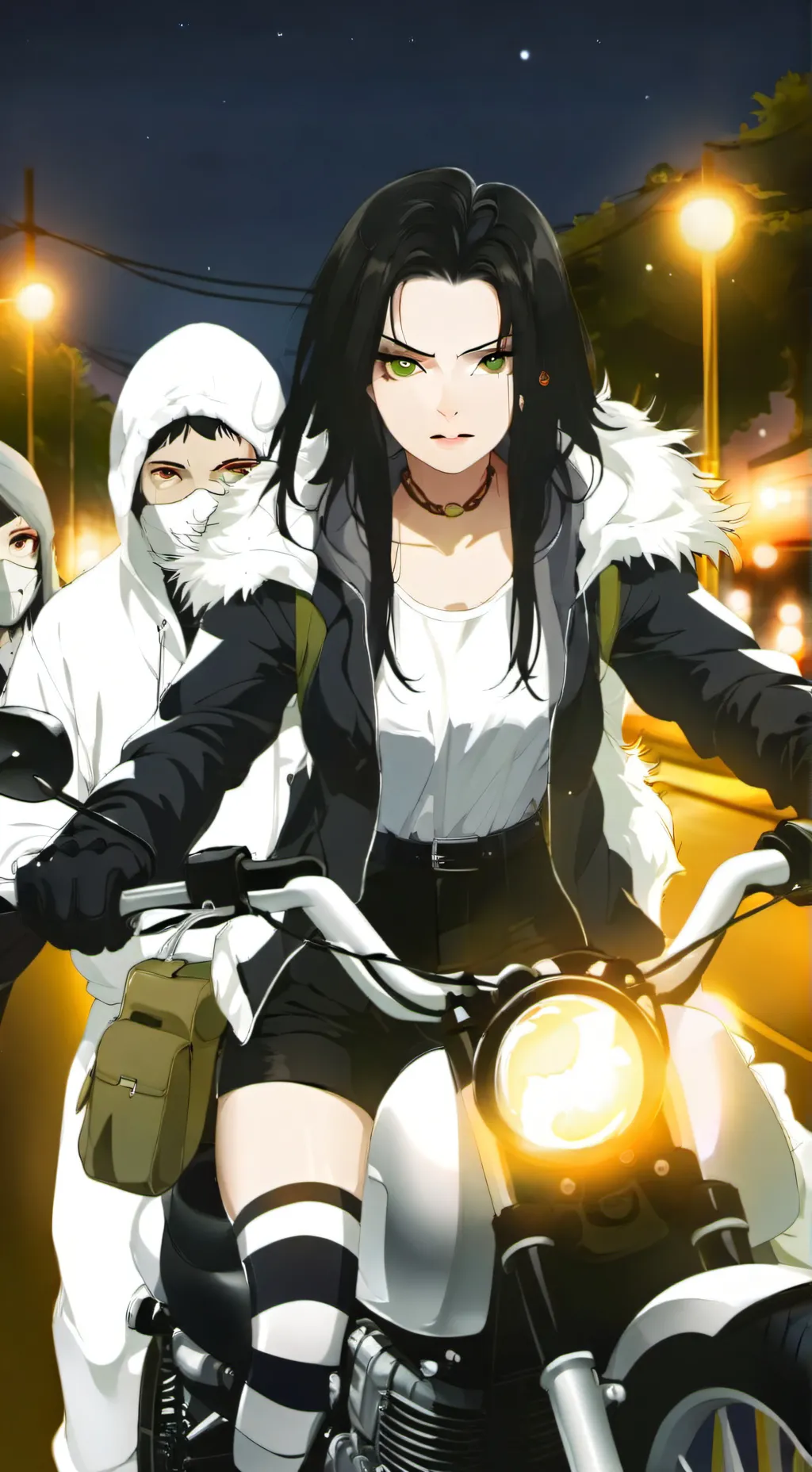 ai character: Your gang gf background