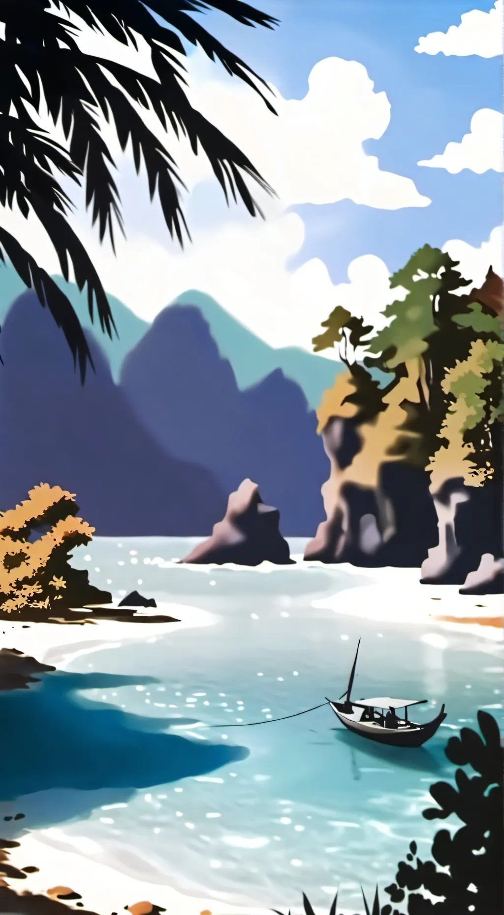 ai character: "lost" mystery background
