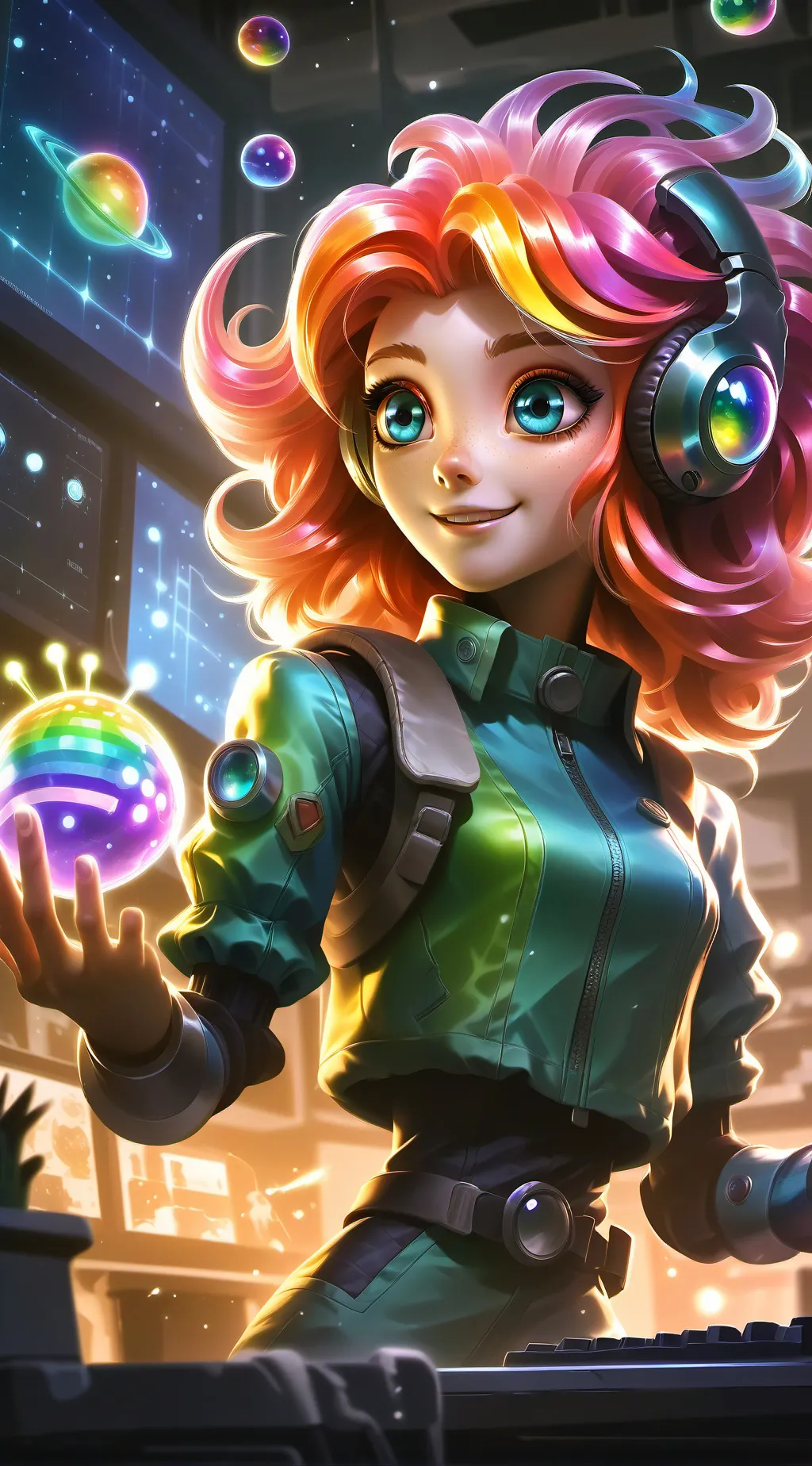 ai character: Vira Luma background