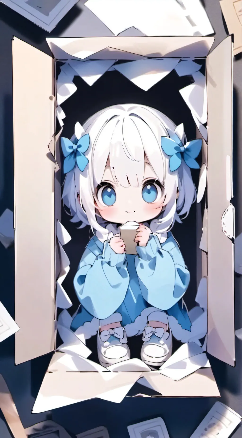 ai character: baby mila background