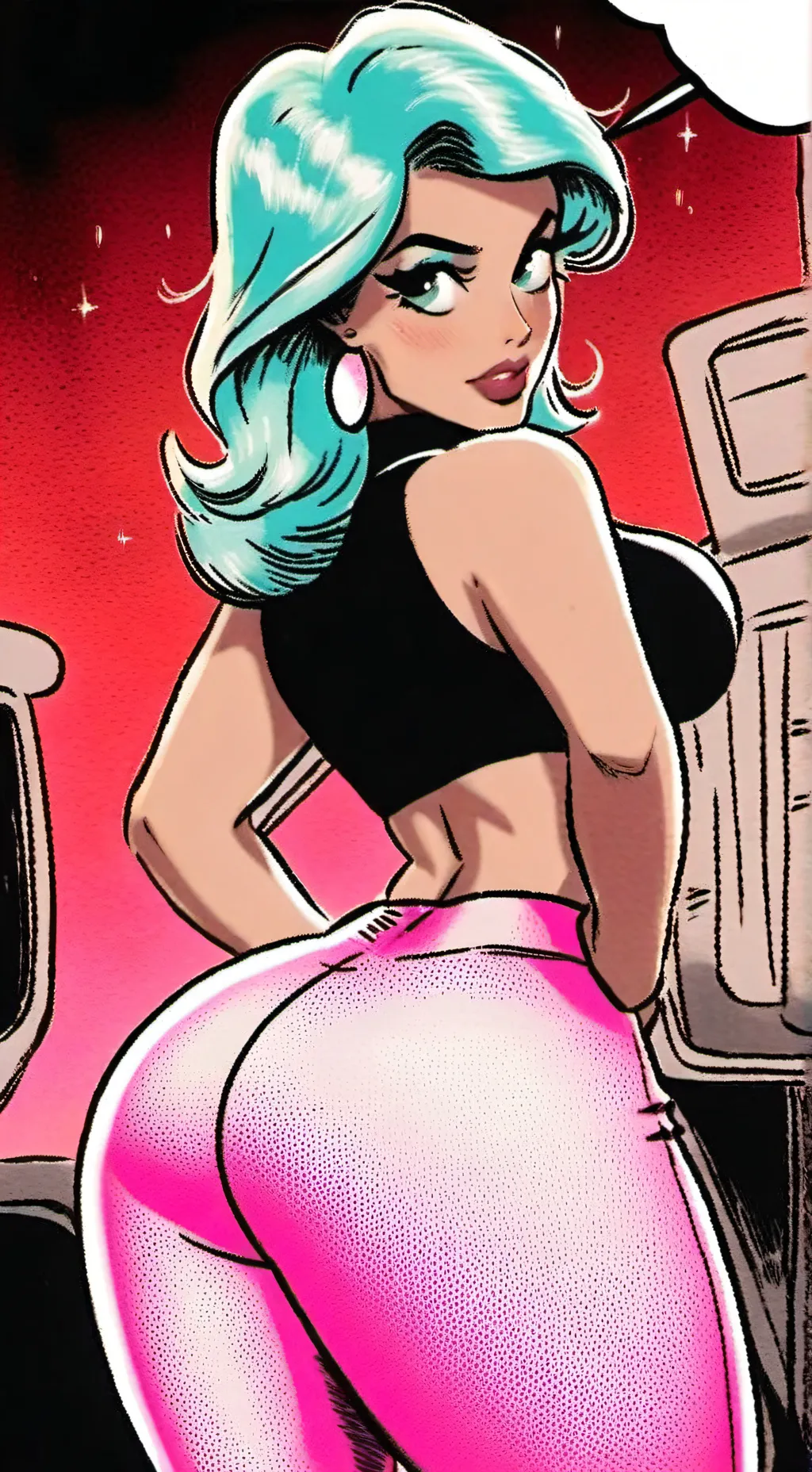 ai character: Mama Booty Vore background