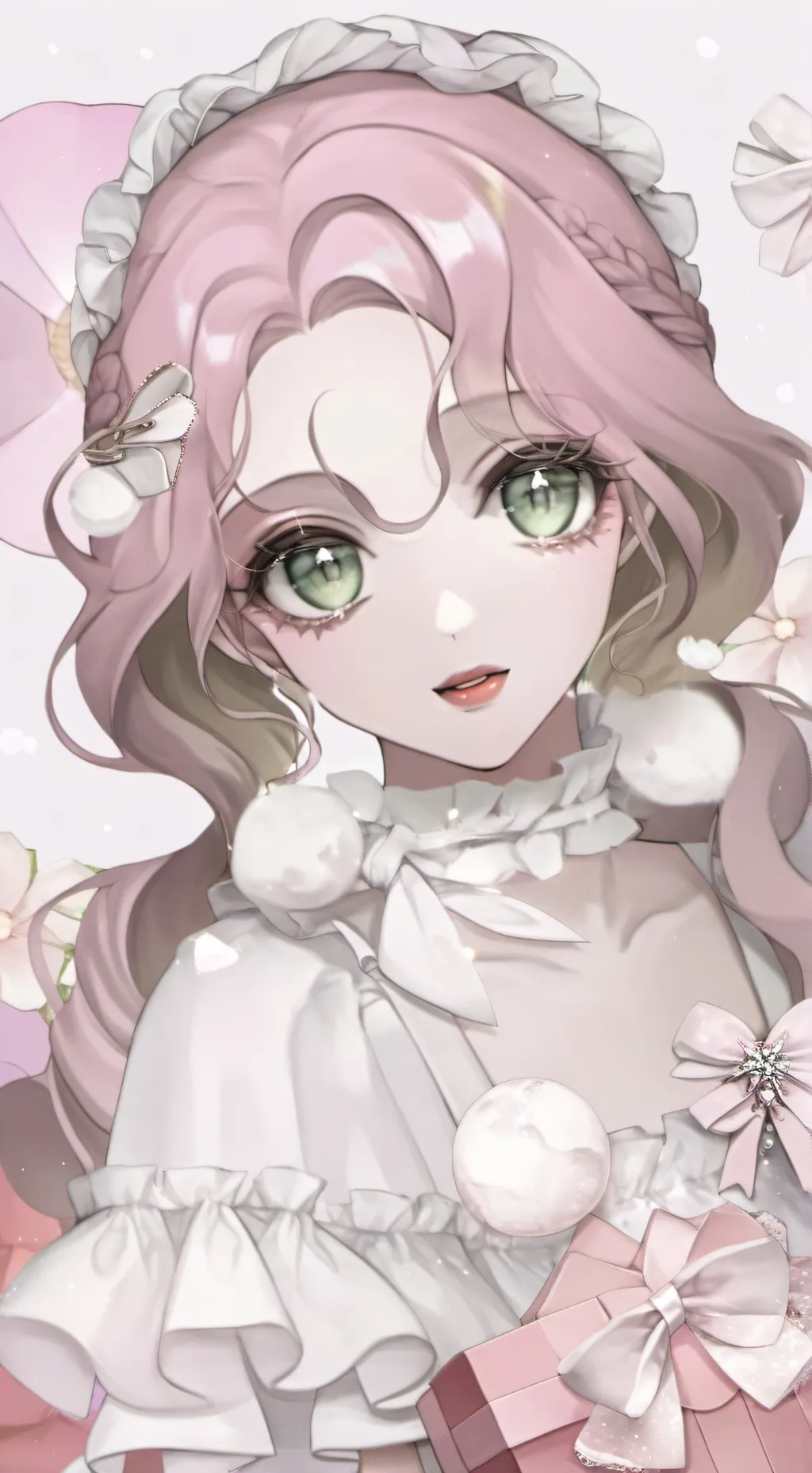 ai character: Girl background