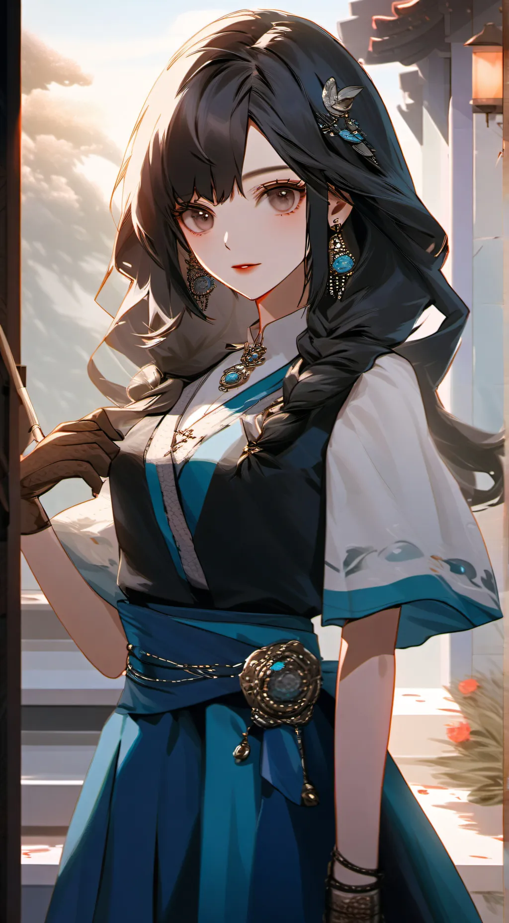 ai character: Tia  background