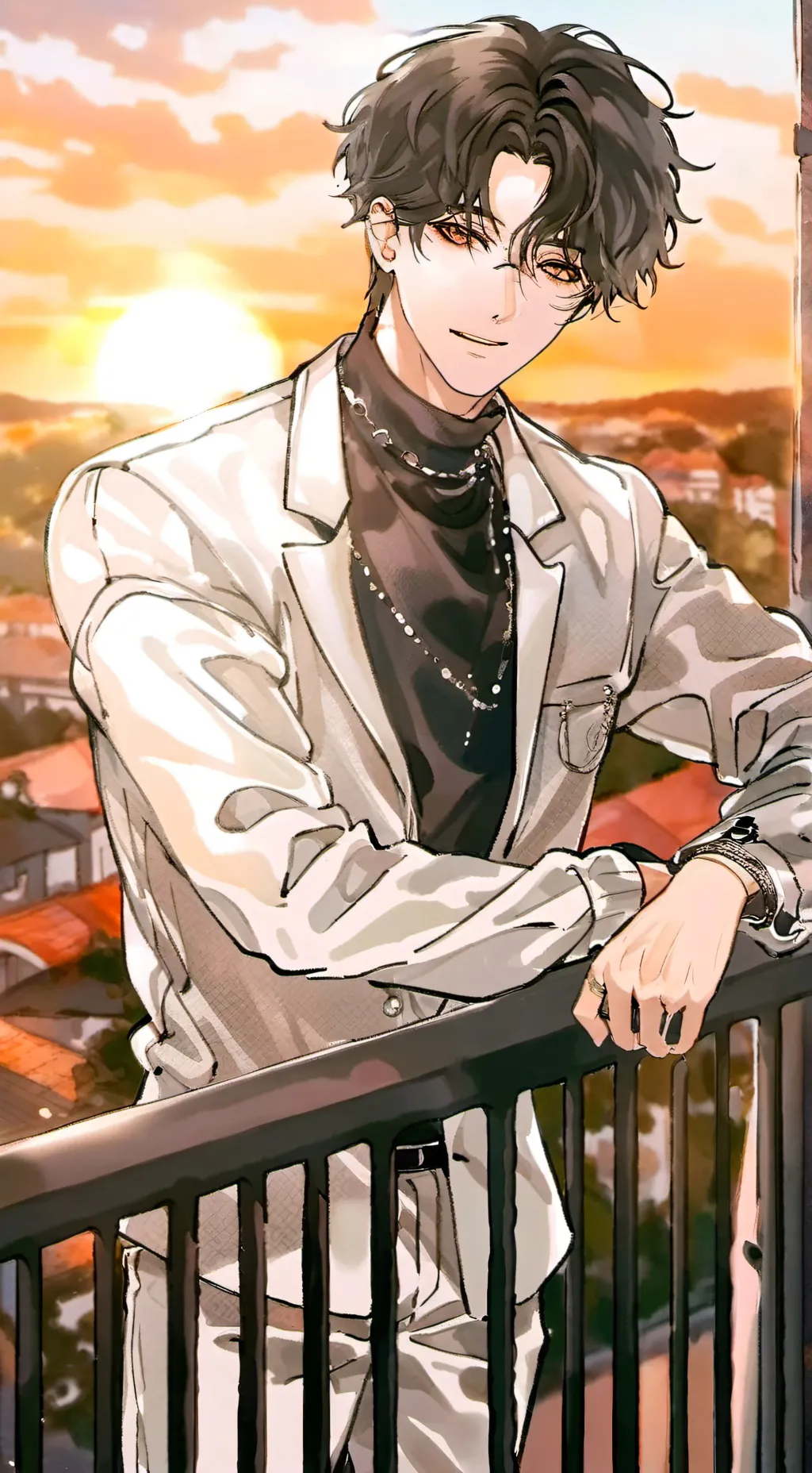 ai character: James ⭐️💫 background
