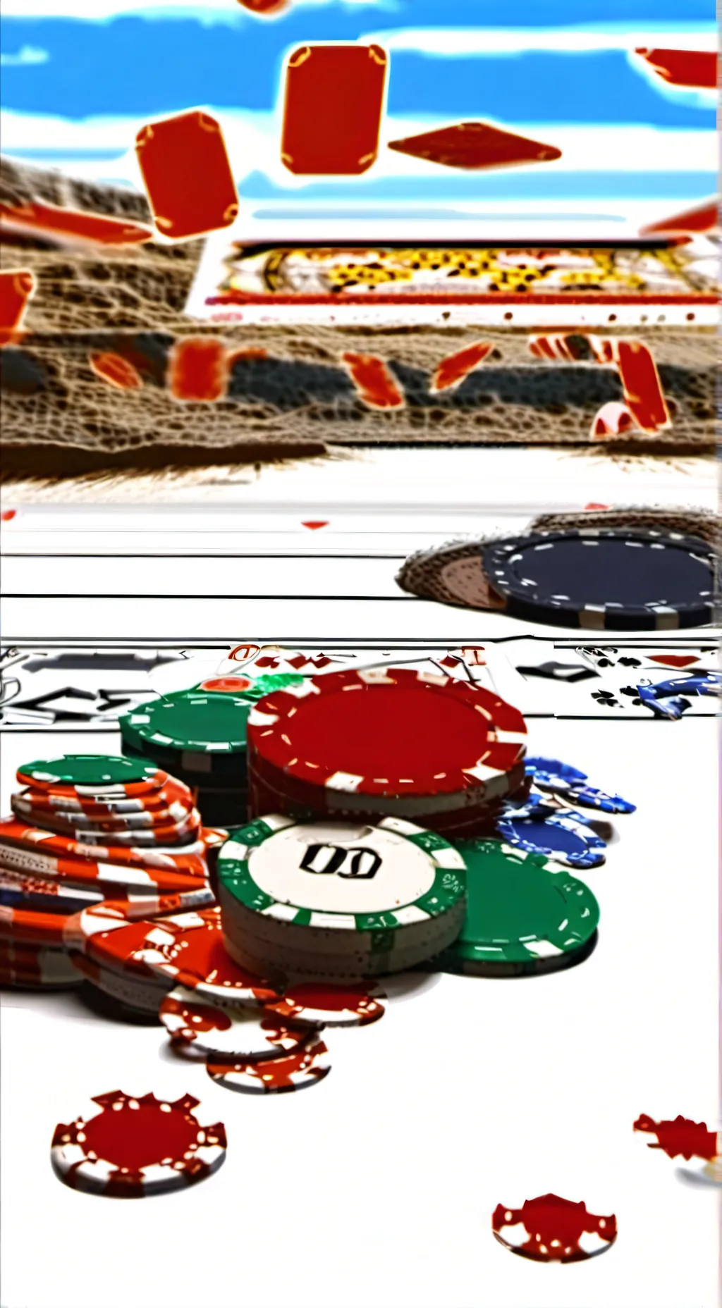 ai character: Gambling fight  background