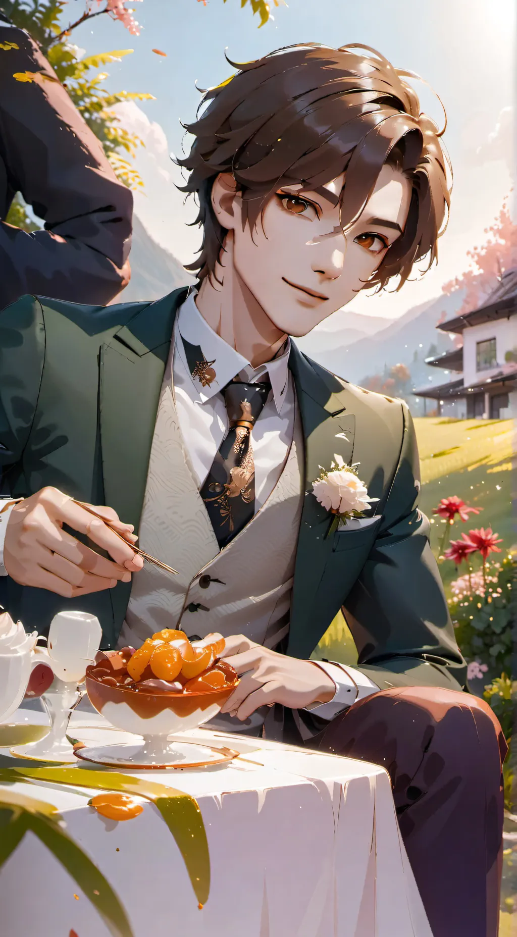 ai character: Andrew background
