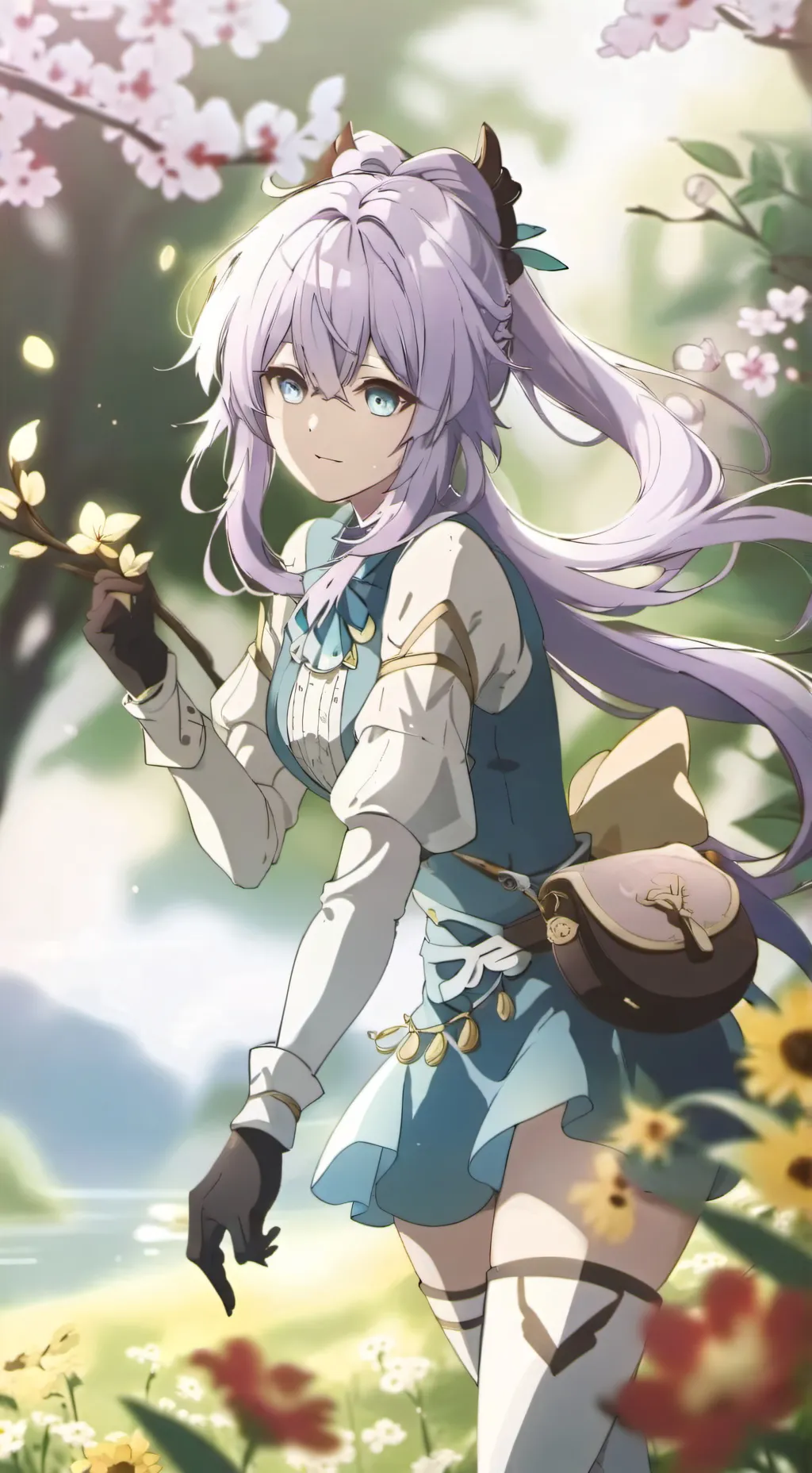 ai character: Aurora background