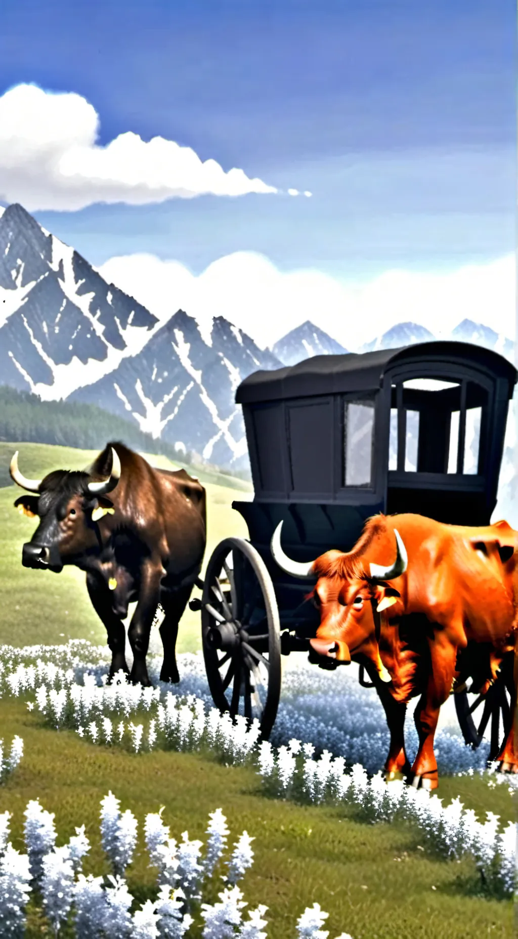 ai character: oregon trail background