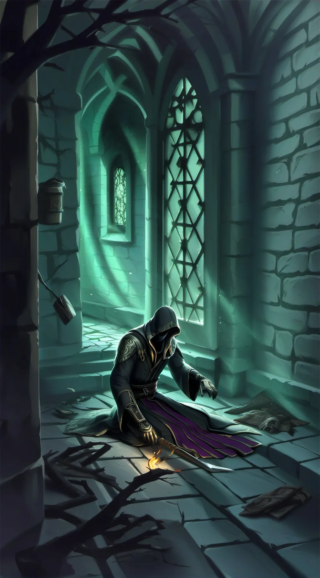 ai character: Silco  background