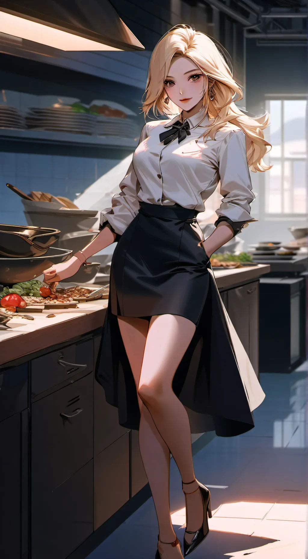 ai character: Mrs. Crystal background