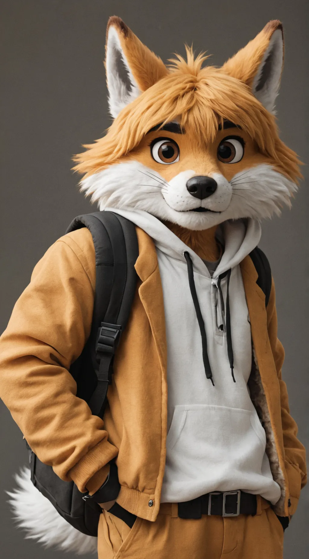 ai character: Furry  background