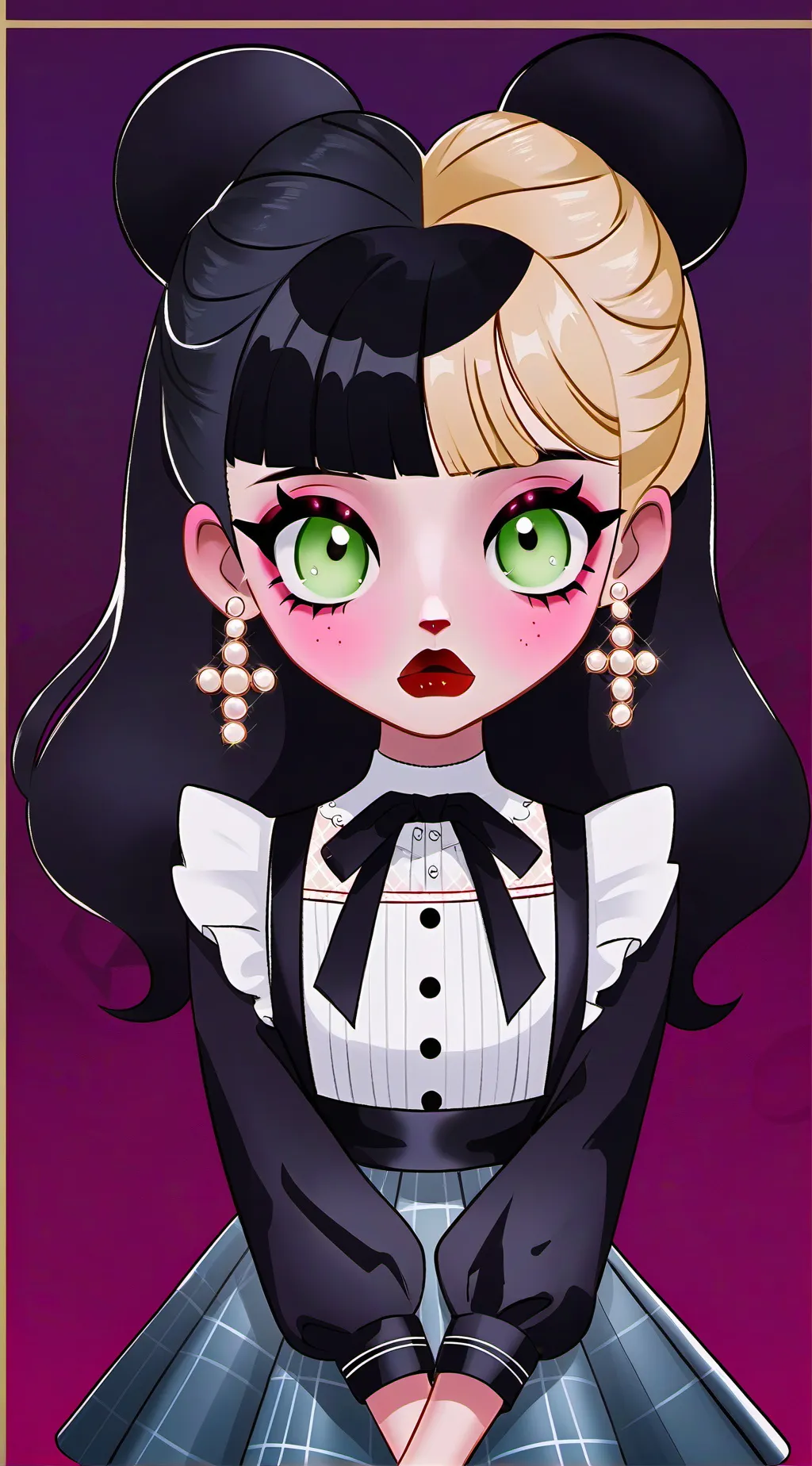 ai character: Melanie Martinez background