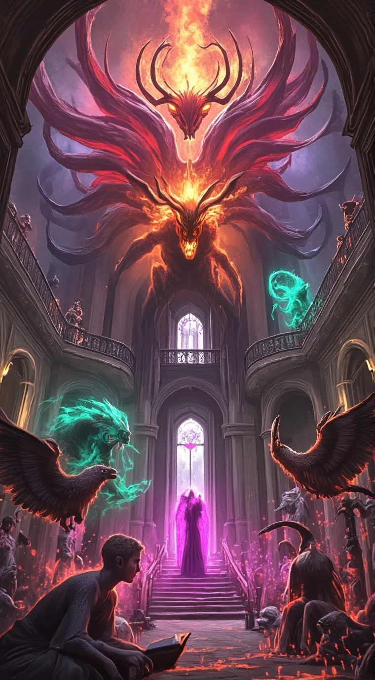 ai character: L’Abîme de Noctem background