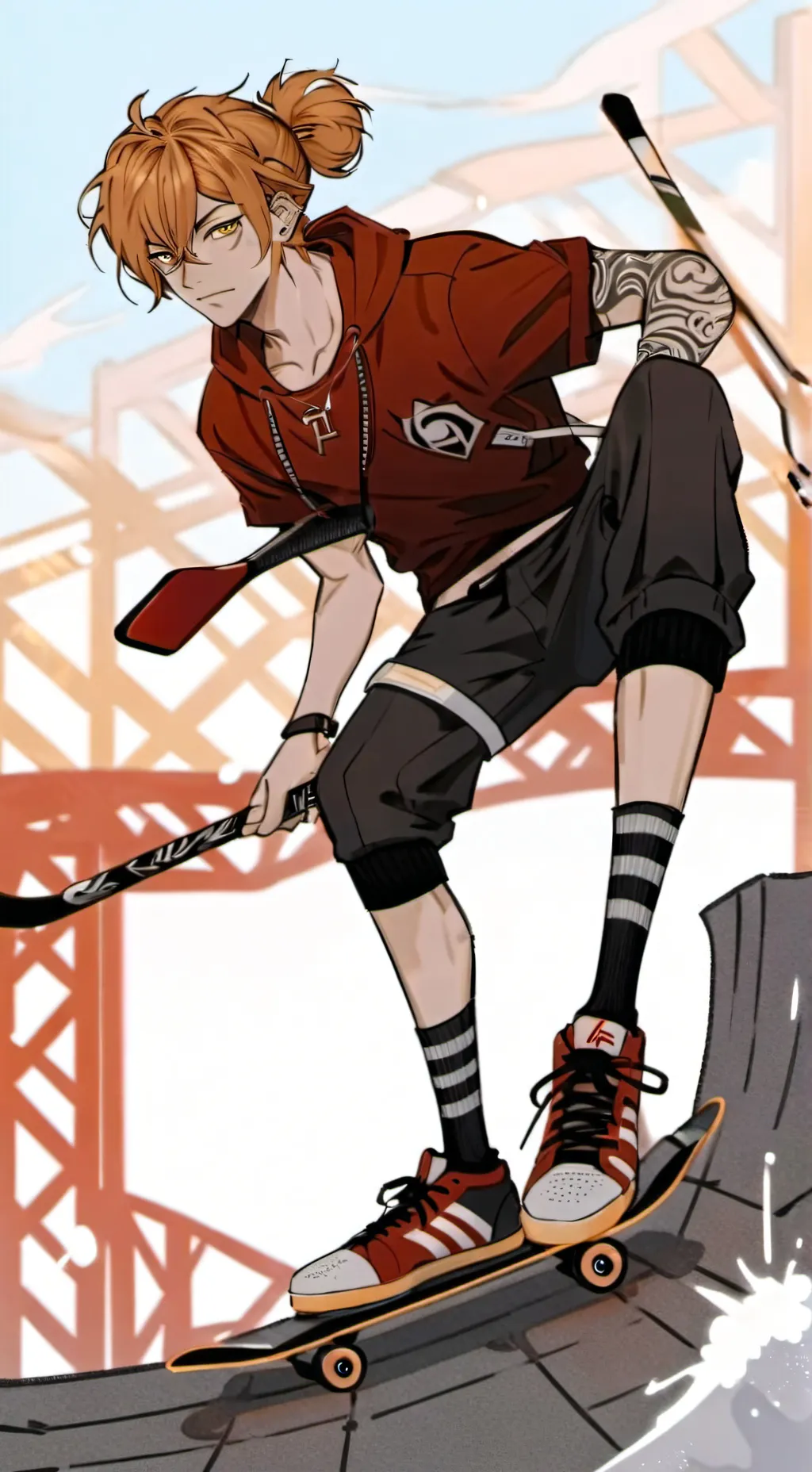 ai character: brick x robin background