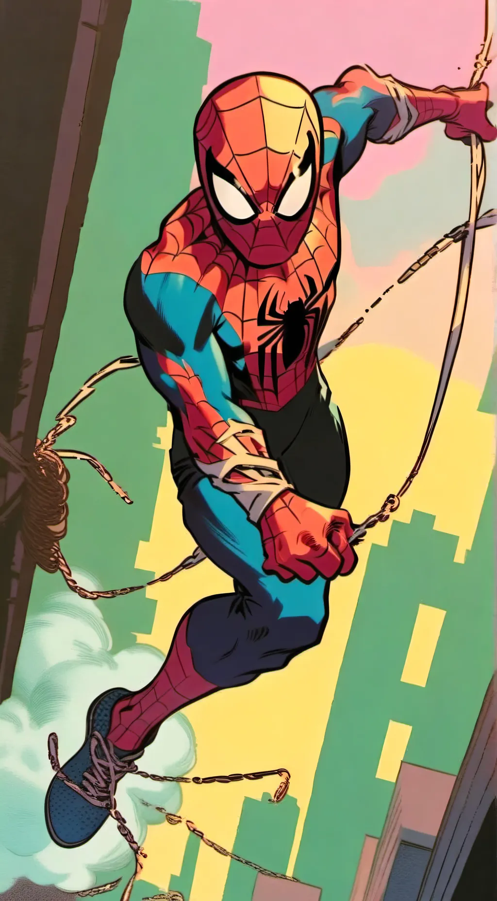 ai character: Spider-Man ￼ background
