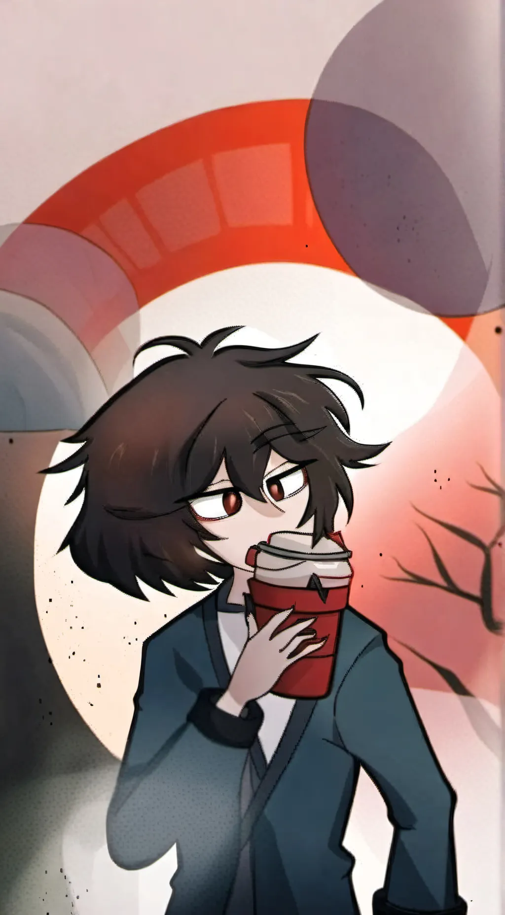 ai character: tu amorcito🤘🤍🖤 background