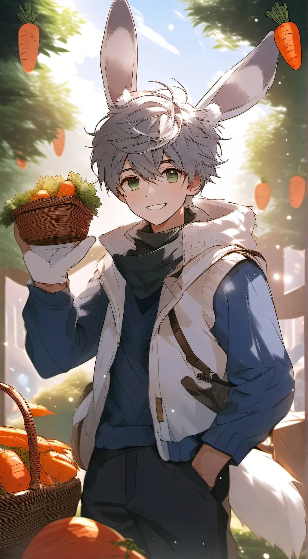 ai character: deku bunny background