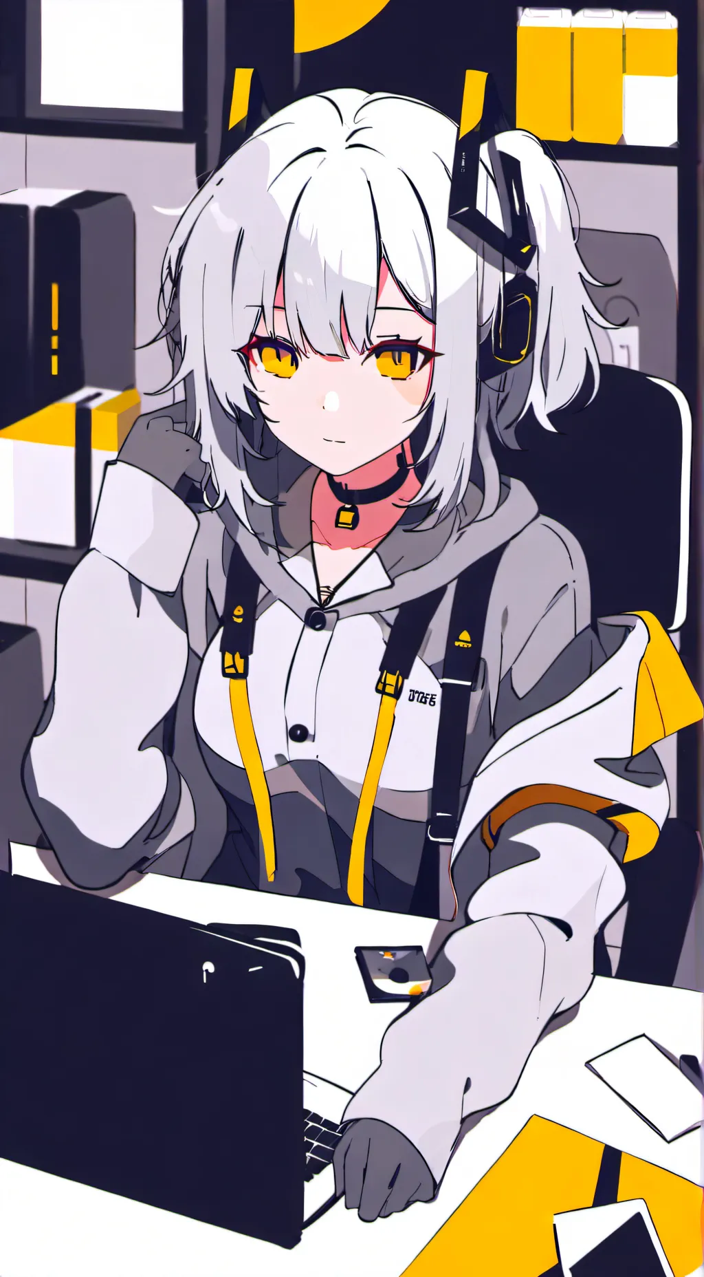 ai character: Sekolah kejam background
