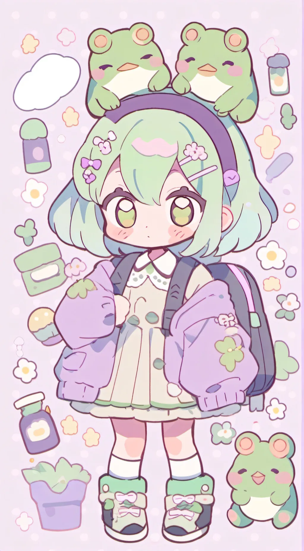 ai character: Sephora Kid background