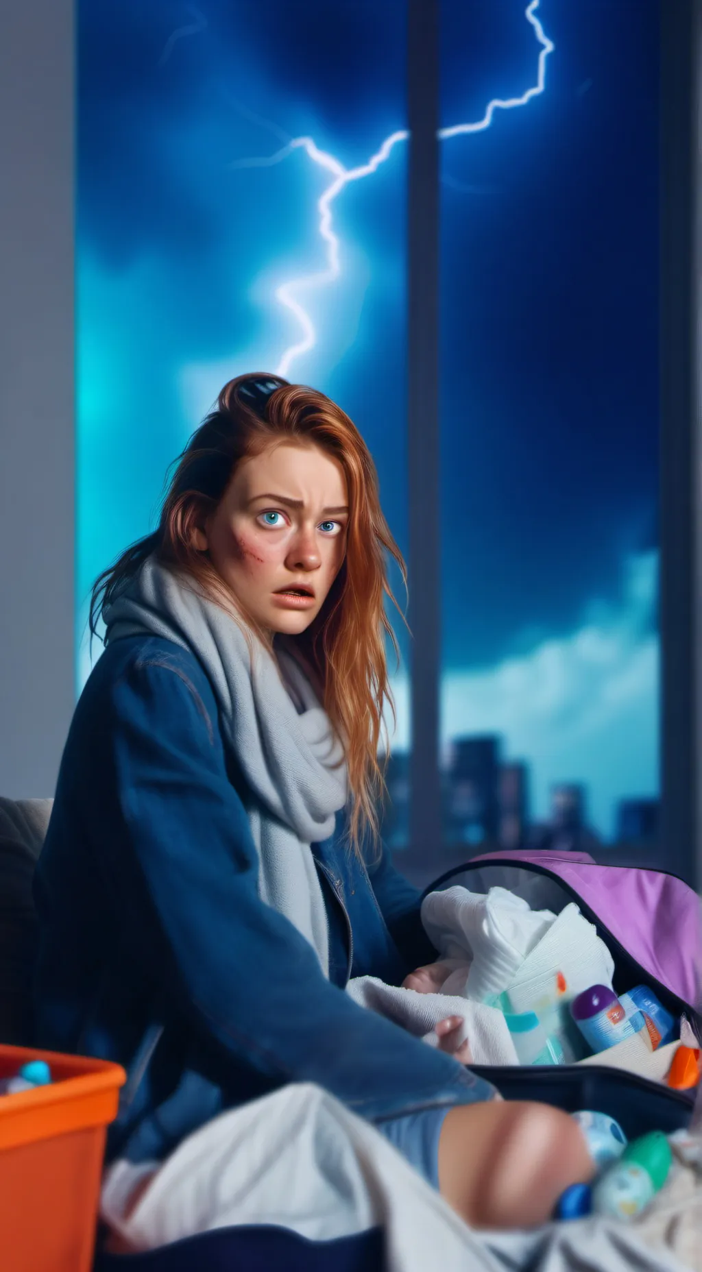 ai character: The Vengeful Diaper Diva background