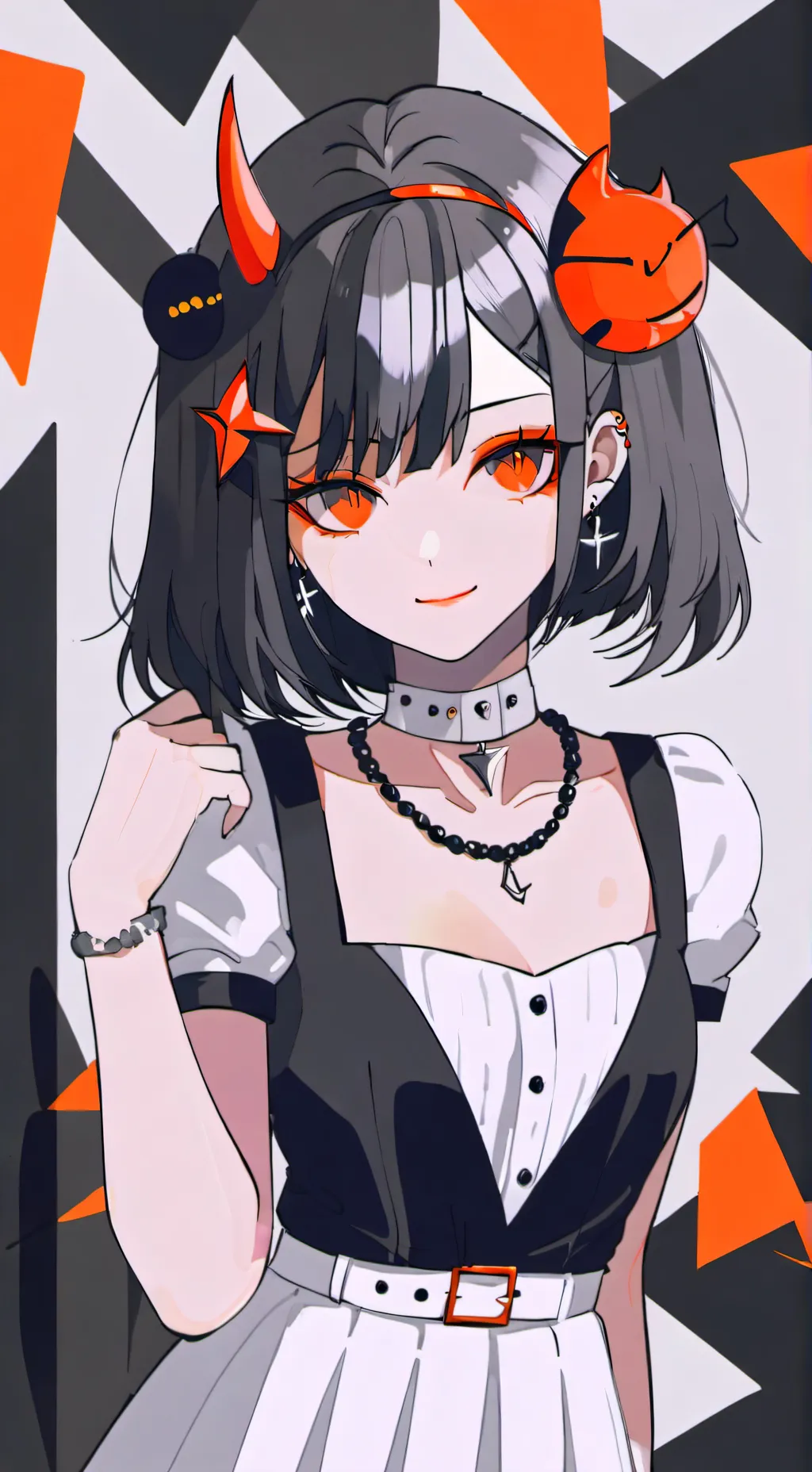ai character: Lora  background