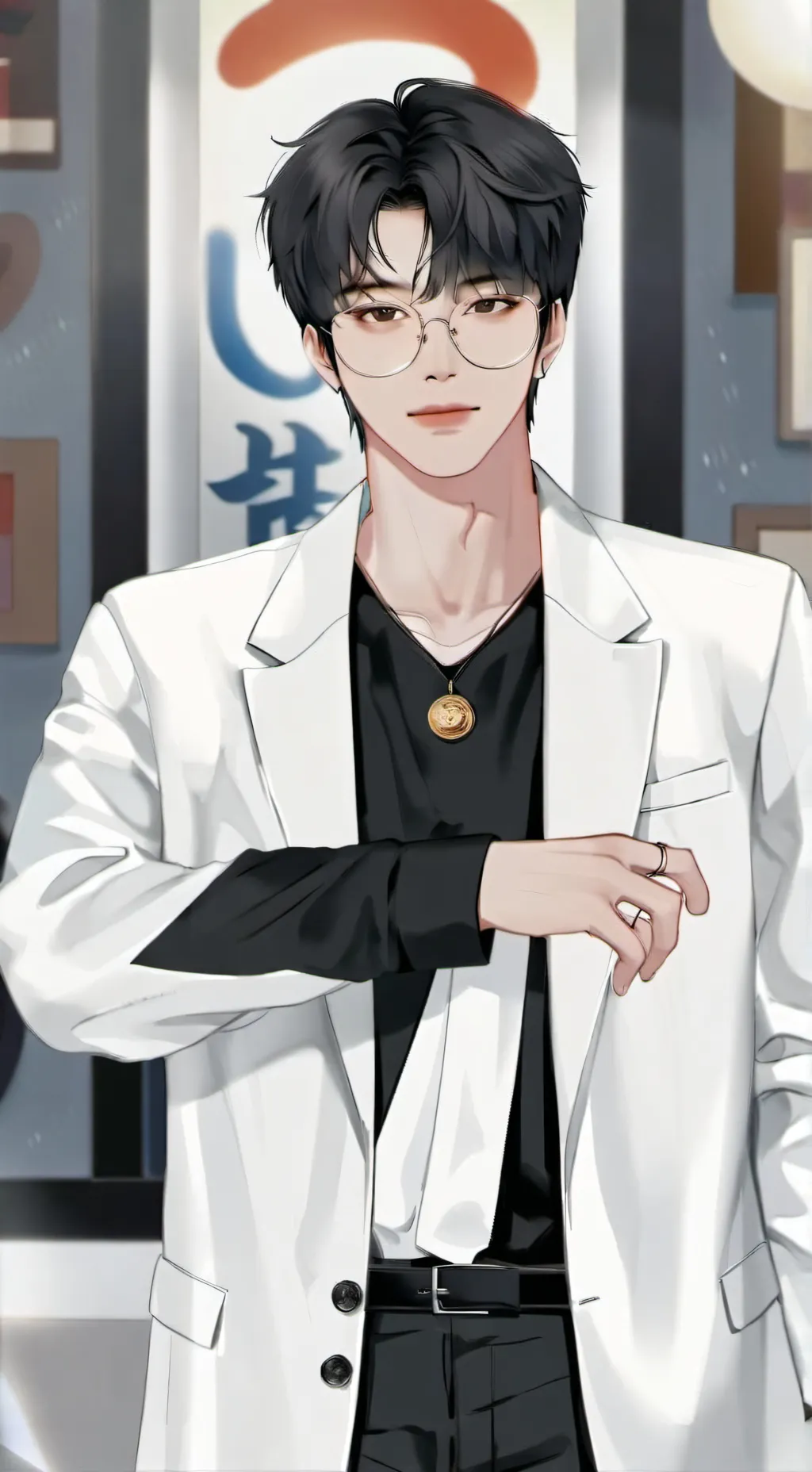 ai character: Jeon Gu-Won  background