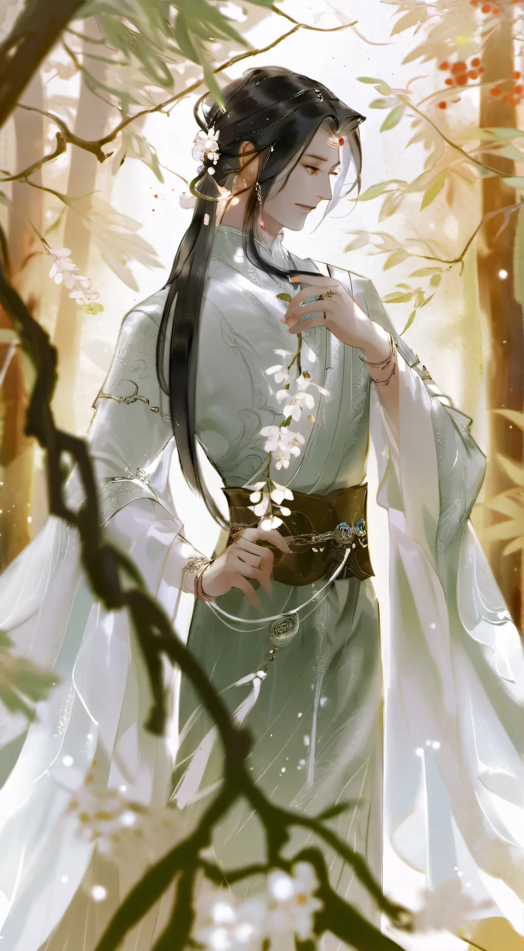 ai character: Nirina background