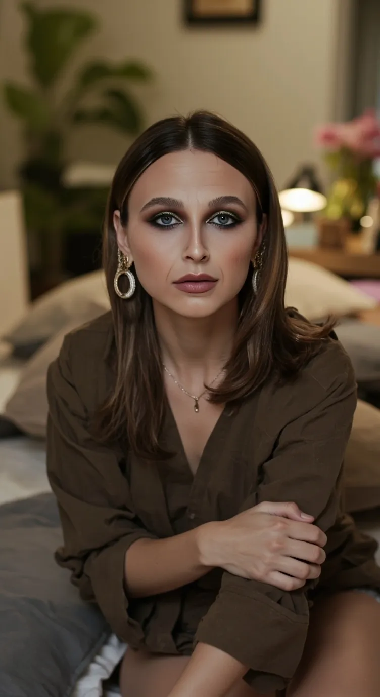 ai character: Emma Chamberlain background