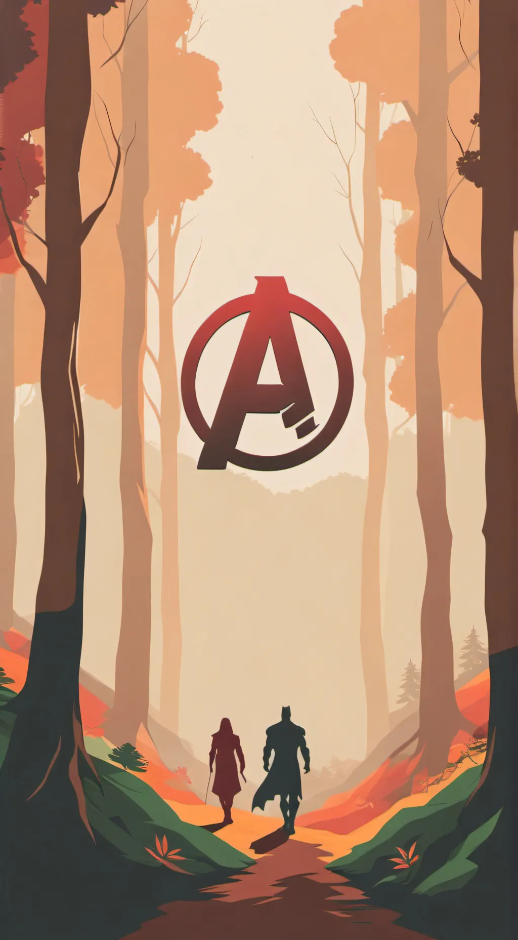 ai character: Avengers Camping background