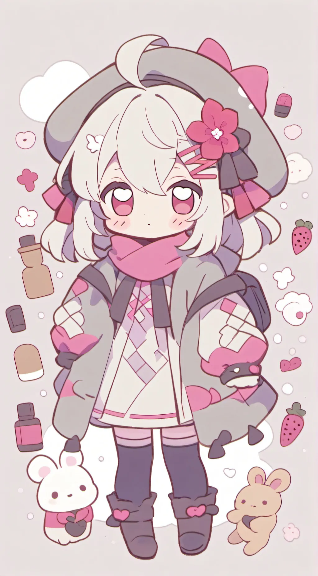 ai character: bebe abandonada  background