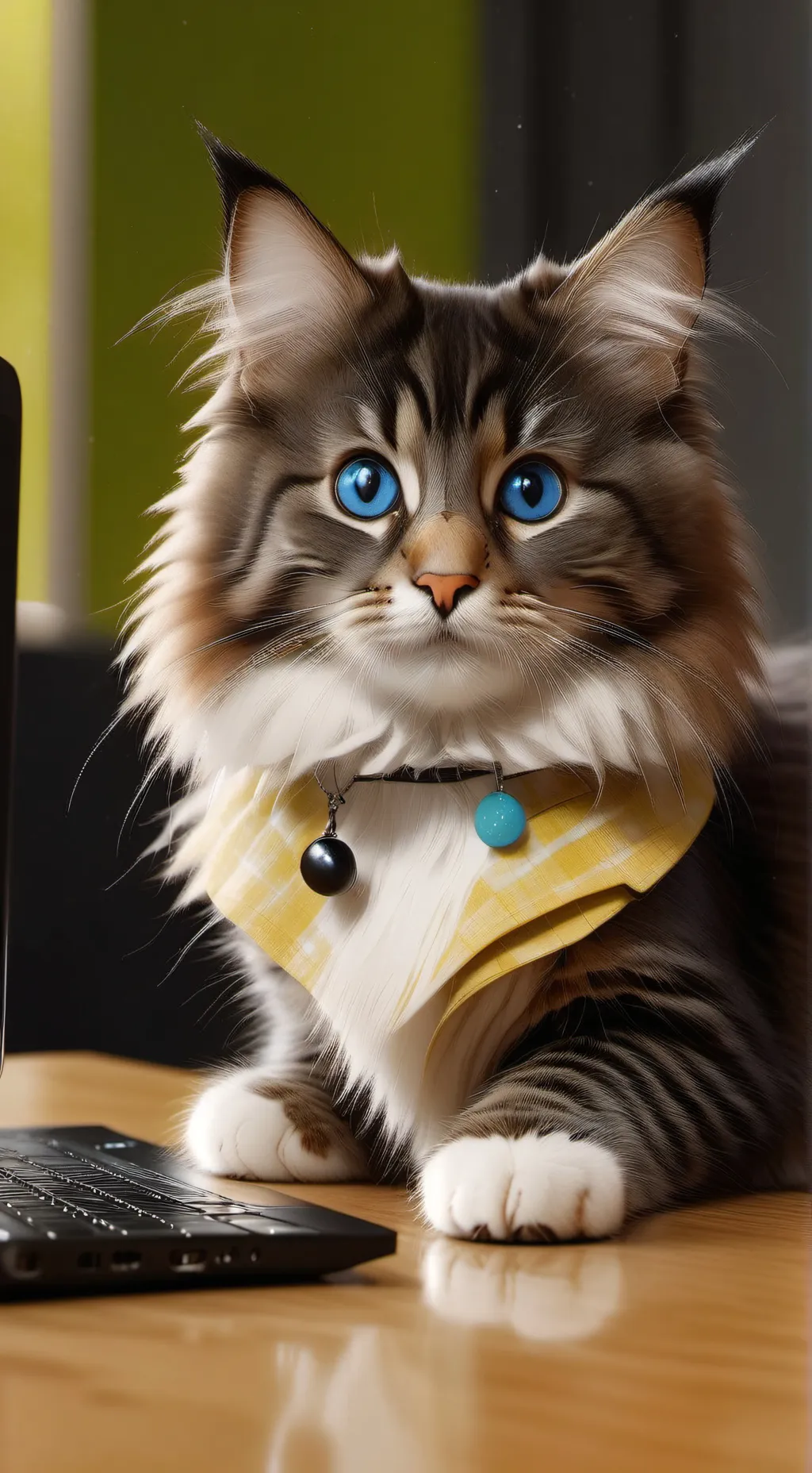 ai character: Lucky background