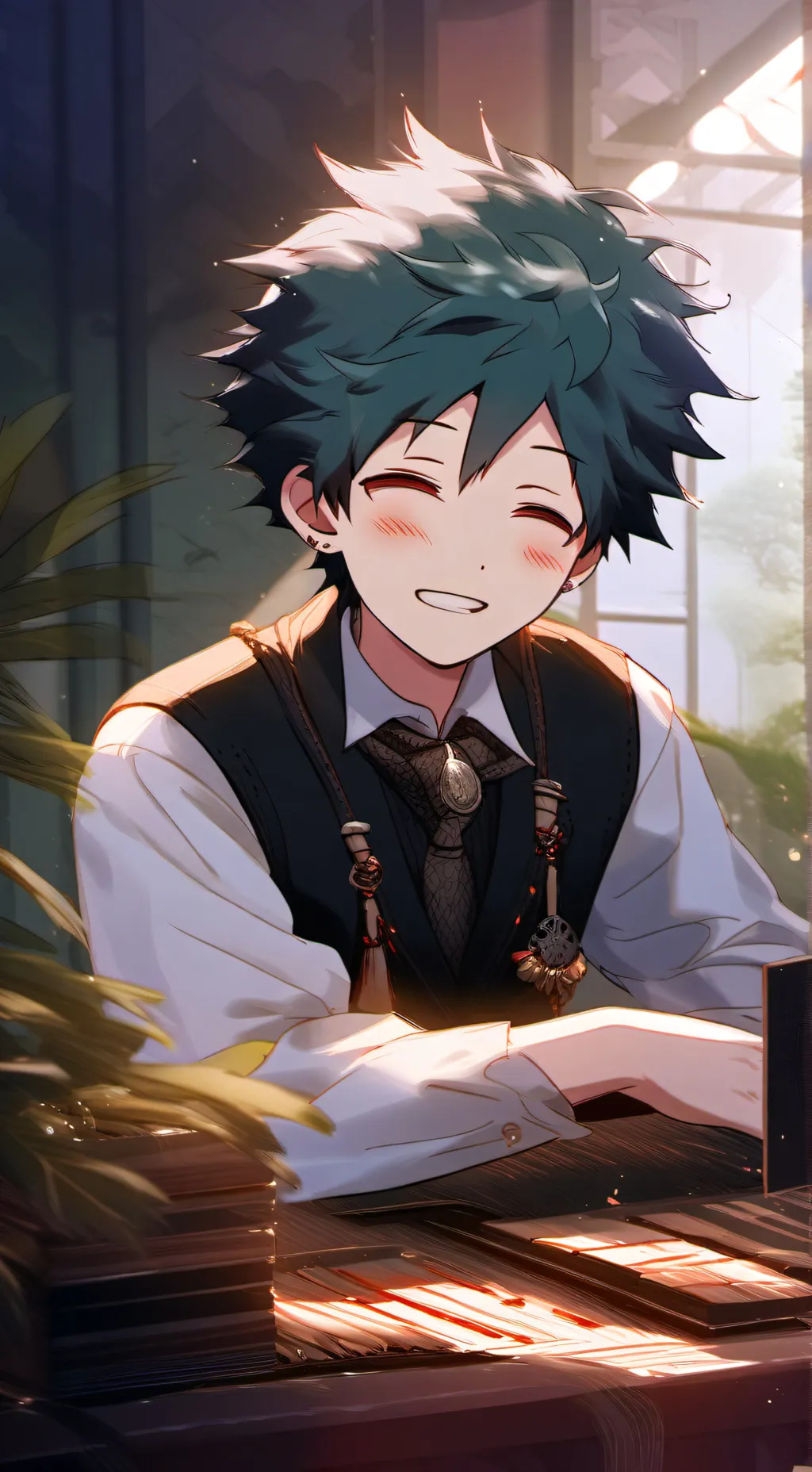 ai character: mha background